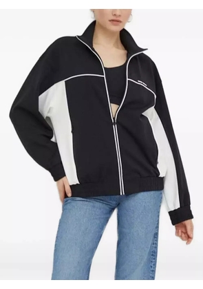 Miss Sixty colour-block zip-up sweatshirt - Black