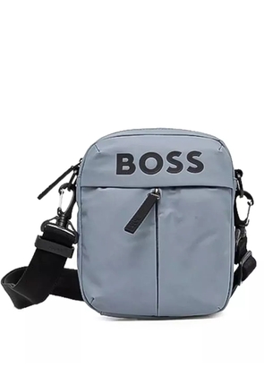 BOSS logo-appliqué belt bag - Grey