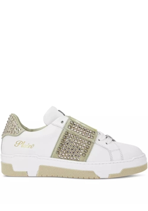 Philipp Plein rhinestone-embellished sneakers - Neutrals