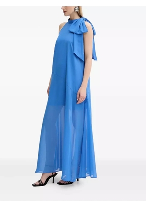 Gestuz Gzsanka bow-detail high-neck dress - Blue