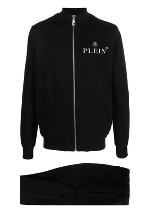 Philipp Plein logo-plaque tracksuit - Black