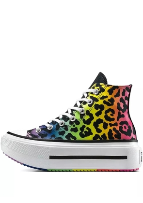 Converse Chuck Taylor rainbow platform sneakers - Green