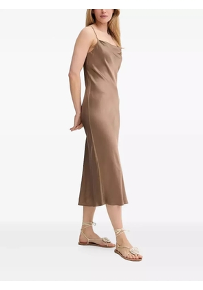 MUNTHE Babyloma cowl-neck midi dress - Brown