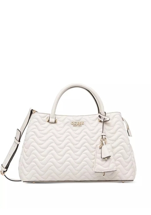 GUESS USA quilted satchel bag - White