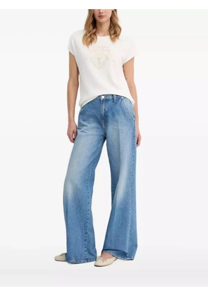 Joop! logo-embellished short-sleeve top - White