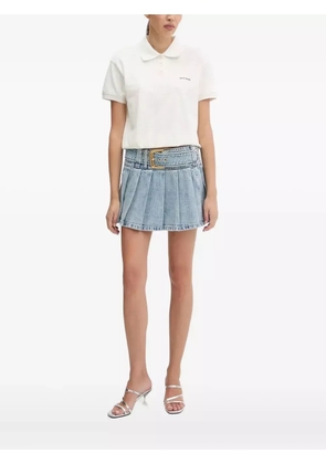 Miss Sixty ANGEL WINGS rope-detail polo shirt - White