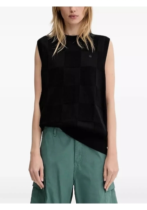 Carhartt WIP square-pattern sleeveless vest - Black