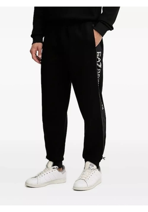 Ea7 Emporio Armani logo-detail sweatpants - Black