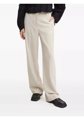 Bruuns Bazaar pleated wide-leg trousers - Neutrals
