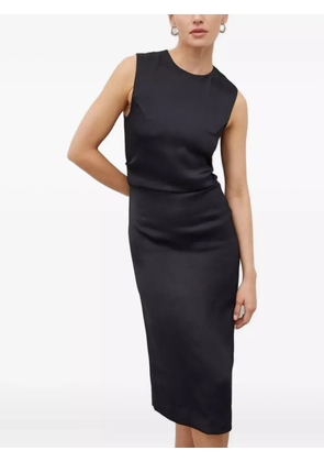 lovechild sleeveless midi dress - Black