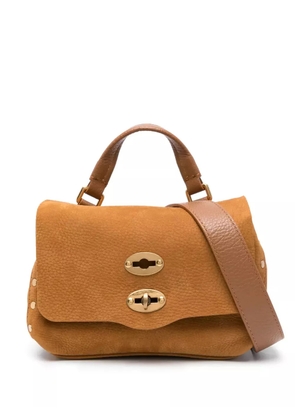 Zanellato Postina Jones Baby suede bag - Brown