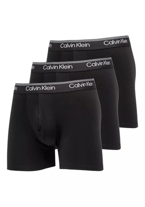 Calvin Klein logo-waistband briefs (pack of three) - Black