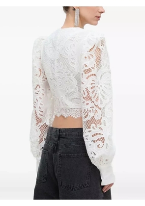 Silvian Heach embroidery blouse - White