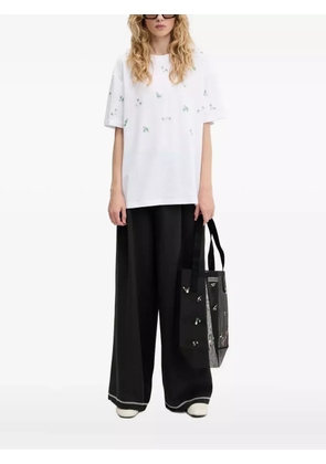 Stine Goya embellished floral-print T-shirt - White