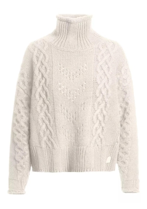 Parajumpers cable-knit turtleneck sweater - Neutrals