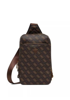 GUESS USA logo-plaque belt bag - Brown