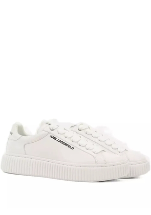 Karl Lagerfeld logo sneakers - White