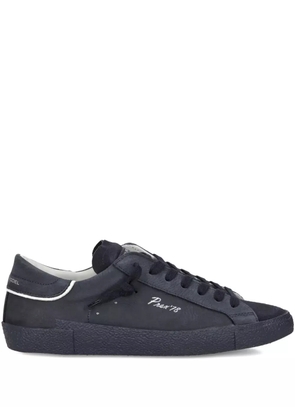Philippe Model Paris leather low-top sneakers - Blue