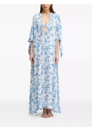 Melissa Odabash Edith floral beach dress - White