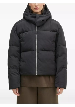 Pangaia hooded puffer jacket - Black