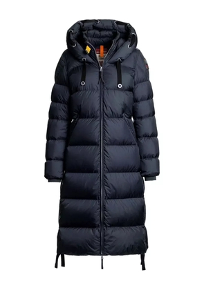 Parajumpers Panda hooded long puffer coat - Blue