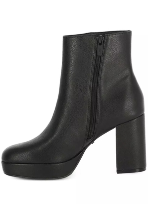 MEXX 97mm platform block-heel boots - Black