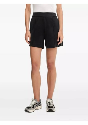 Ea7 Emporio Armani logo-print side-stripe shorts - Black