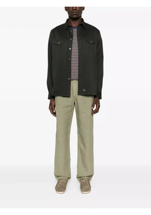 PS Paul Smith double-pocket cotton-blend shirt - Green
