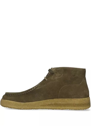 Astorflex suede lace-up boots - Green