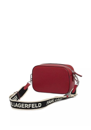 Karl Lagerfeld embellished cross body bag - Red