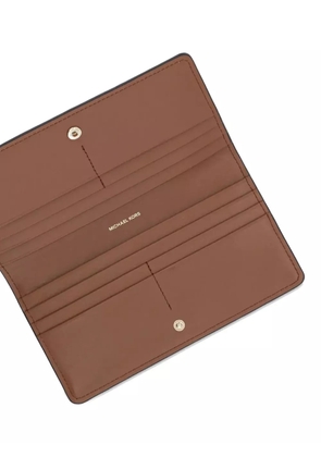 Michael Michael Kors logo-detail leather wallet - Brown