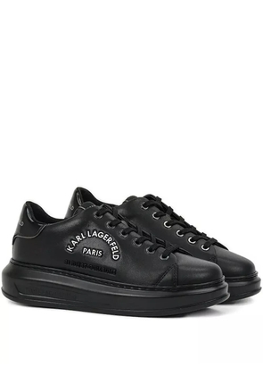 Karl Lagerfeld logo platform sneakers - Black