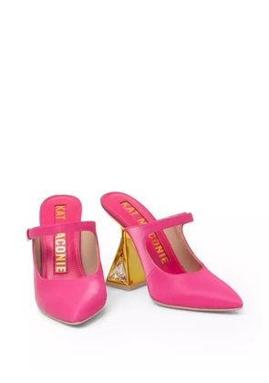 Kat Maconie 115mm Hailey heeled mules - Pink