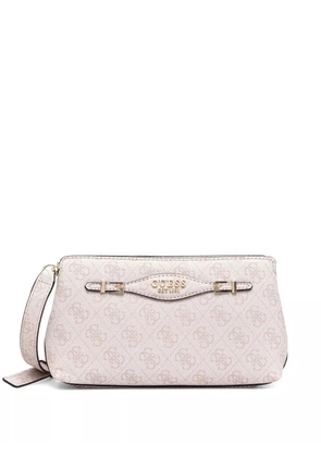 GUESS USA logo-plaque cross body bag - Pink