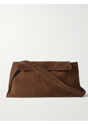 Studio Nicholson - Shiboru Suede Messenger Bag - Men - Brown