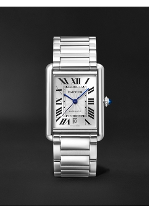 Cartier - Tank Must Extra-Large Automatic 31mm Stainless Steel Watch, Ref. No. WSTA0053 - Men - White
