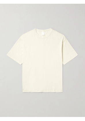 SSAM - Cotton and Silk-Blend Piqué T-Shirt - Men - Neutrals - S