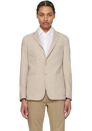 BOSS Beige Slim-Fit Blazer