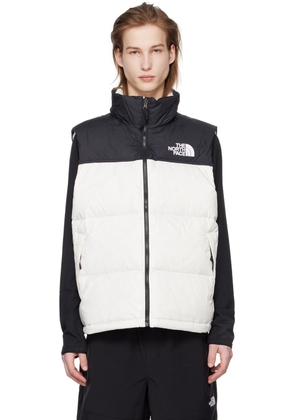 The North Face White 1996 Retro Nuptse Down Vest