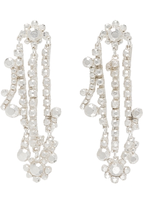 Masha Popova Silver Rebekah Kosonen Bide Edition Broken Tiara Chandelier Earrings