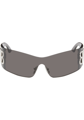 Balenciaga Gray Bossy Mask Sunglasses