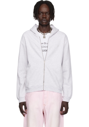 Acne Studios Gray Zipper Hoodie