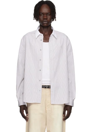 Acne Studios Gray Button-Up Shirt