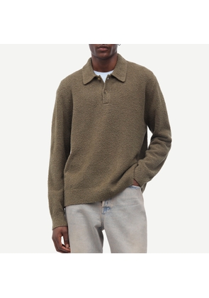 Samsøe Samsøe Sanino Knitted Polo Shirt - XL