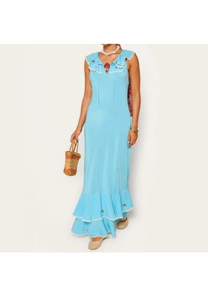 Rixo Latisha Lace-Trimmed Crepe De Chine Dress - UK 6