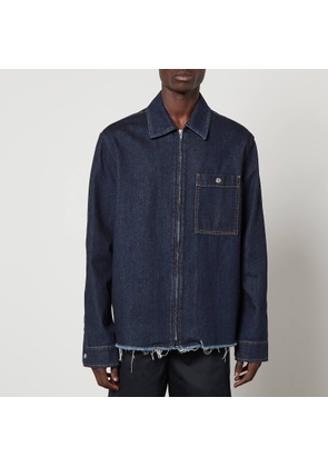 Lanvin Zipped Cotton Denim Shirt - IT 48/M