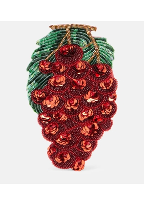 Alemais Mercado Small embellished clutch