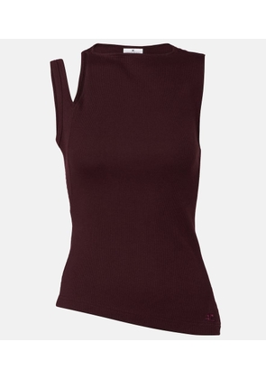 Courreges Transverse '90s cotton top