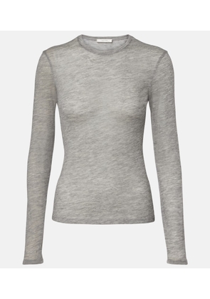 The Row Iverness knitted cashmere top