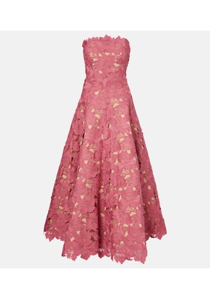 Oscar de la Renta Guipure lace gown